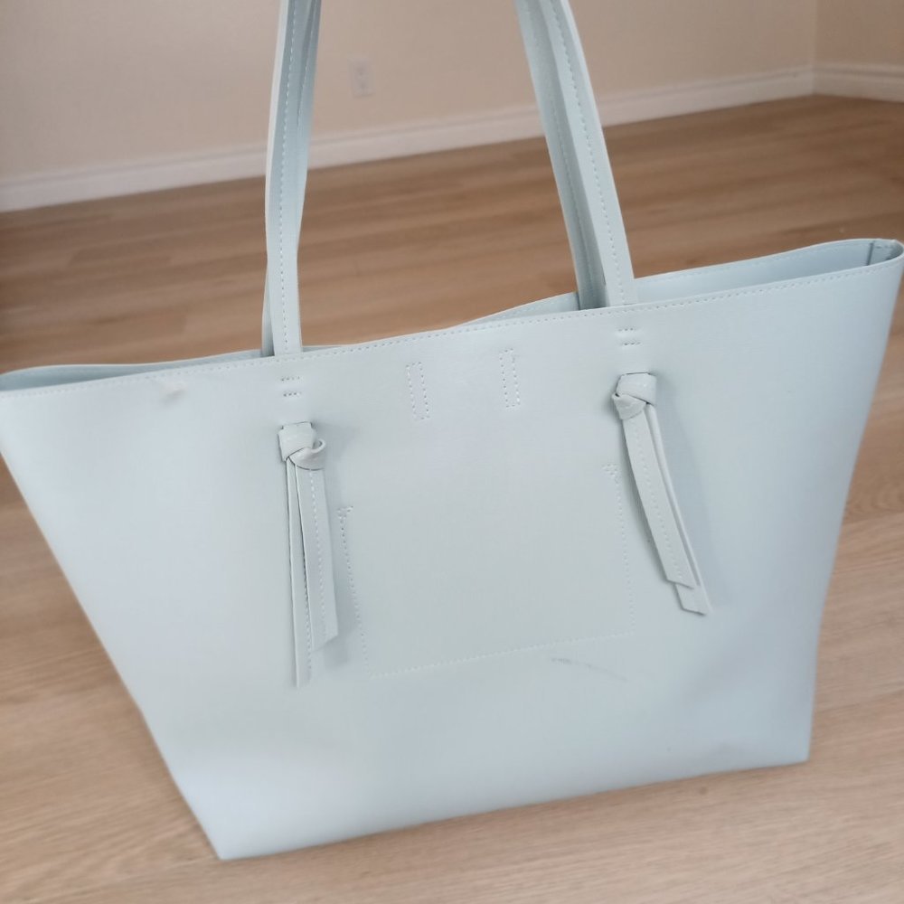 Indigo Grey Tote, Wallet for womens, Shoulder Bag Purse - Picture 6 of 14